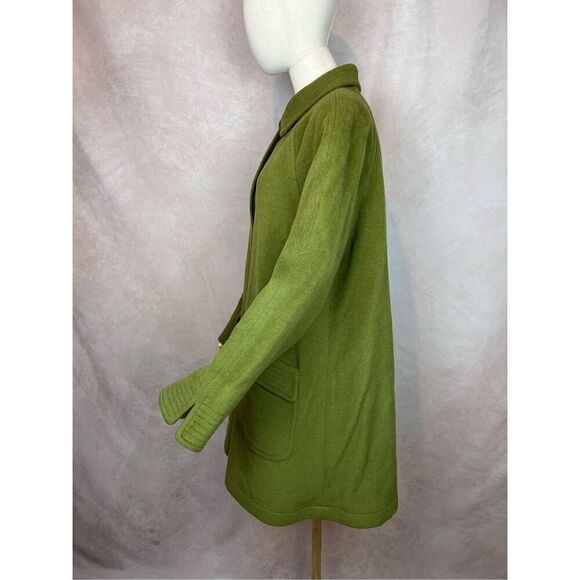 Vintage 1990s Plus Size Oscar de La Renta Wool Blend Overcoat - Picture 7 of 13